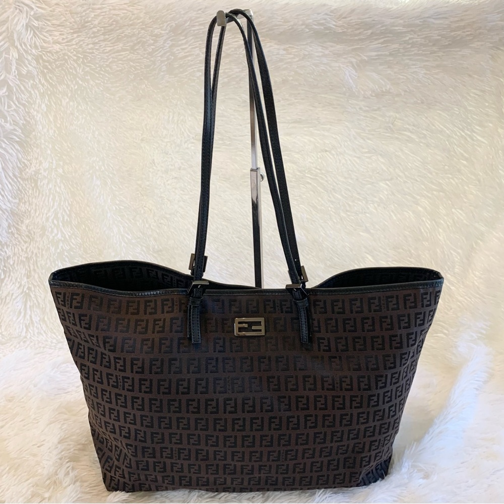 Authentic Fendi Zucchino Tote Bag